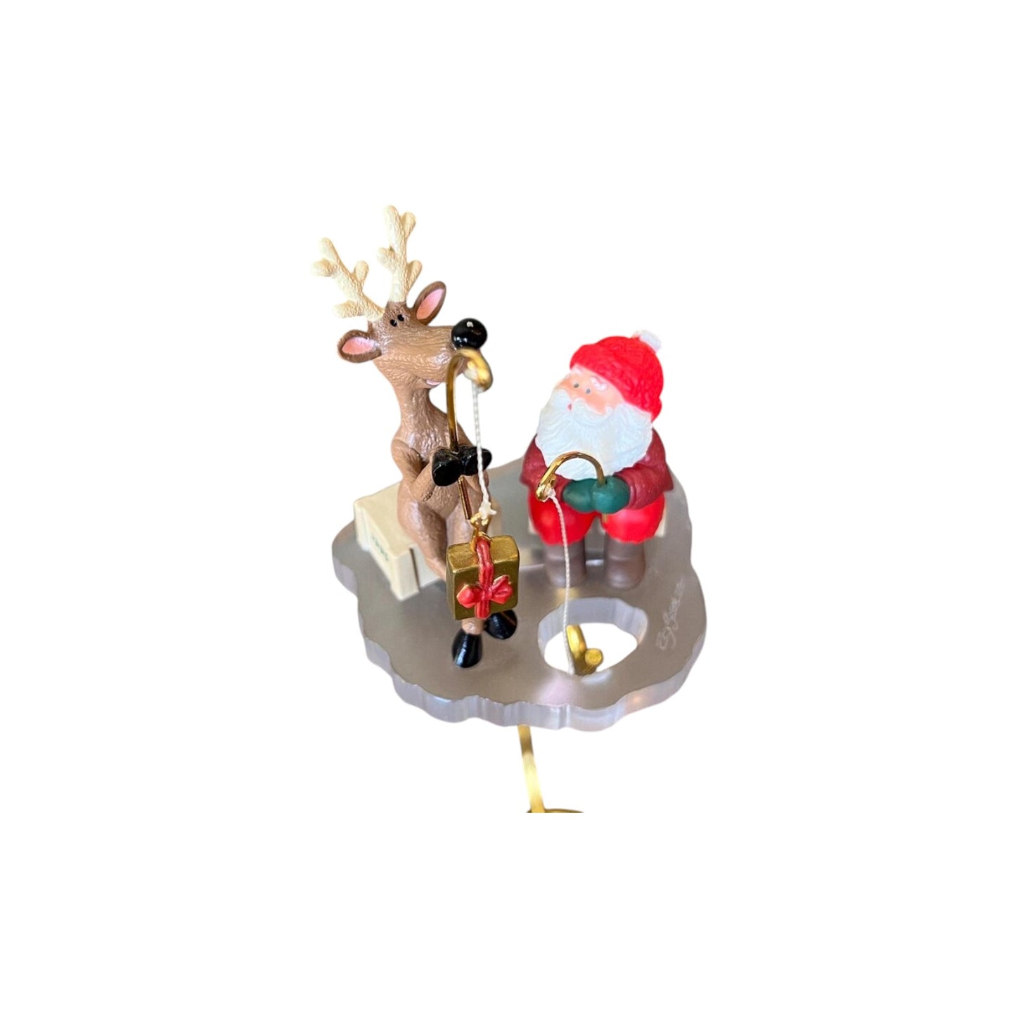 1995 Fishing for Fun Hallmark Ornament (Fishing) QXC5207 Image4