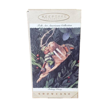 1995 Fishing Party Hallmark Ornament (Folk Art Americana Collection) QX1039