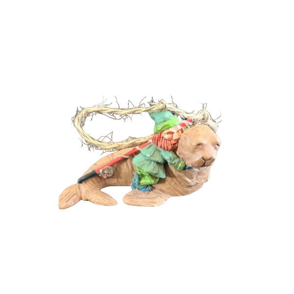 1995 Fishing Party Hallmark Ornament (Folk Art Americana Collection) QX1039