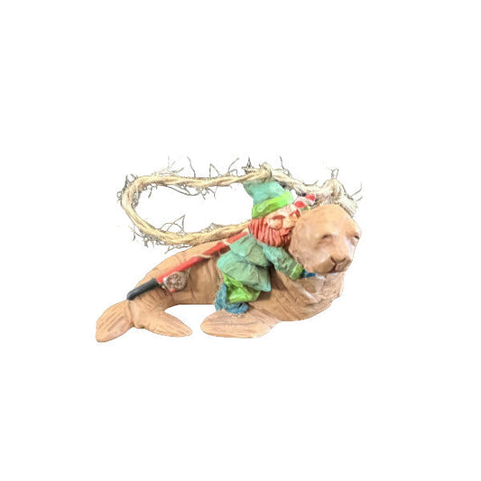 1995 Fishing Party Hallmark Ornament (Folk Art Americana Collection) QX1039