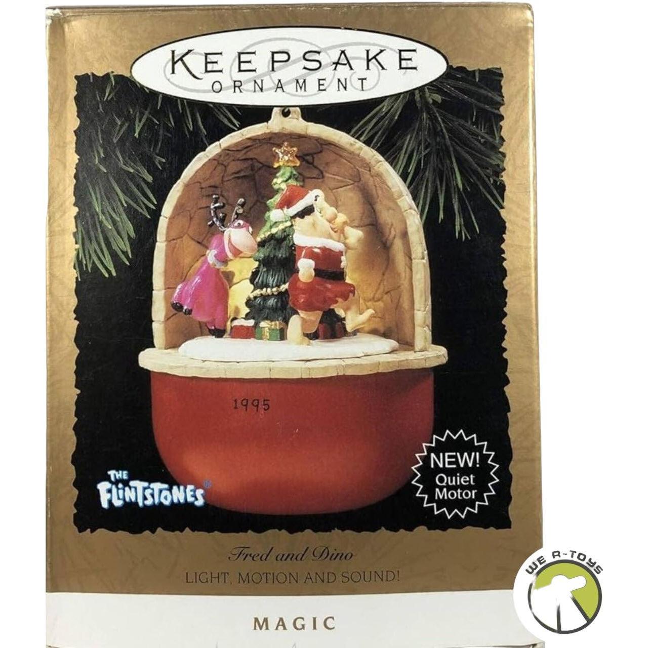 1995 Fred and Dino Hallmark Ornament (The Flintstones) QLX7289