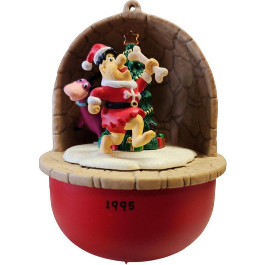 1995 Fred and Dino Hallmark Ornament (The Flintstones) QLX7289