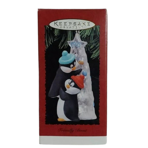 1995 Friendly Boost Hallmark Ornament (Penguins) QX5827