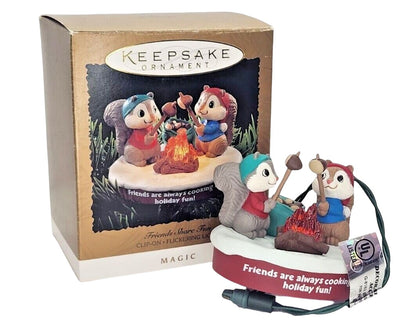 1995 Friends Share Fun Hallmark Ornament (Clip-On Flickering Light) QLX7349