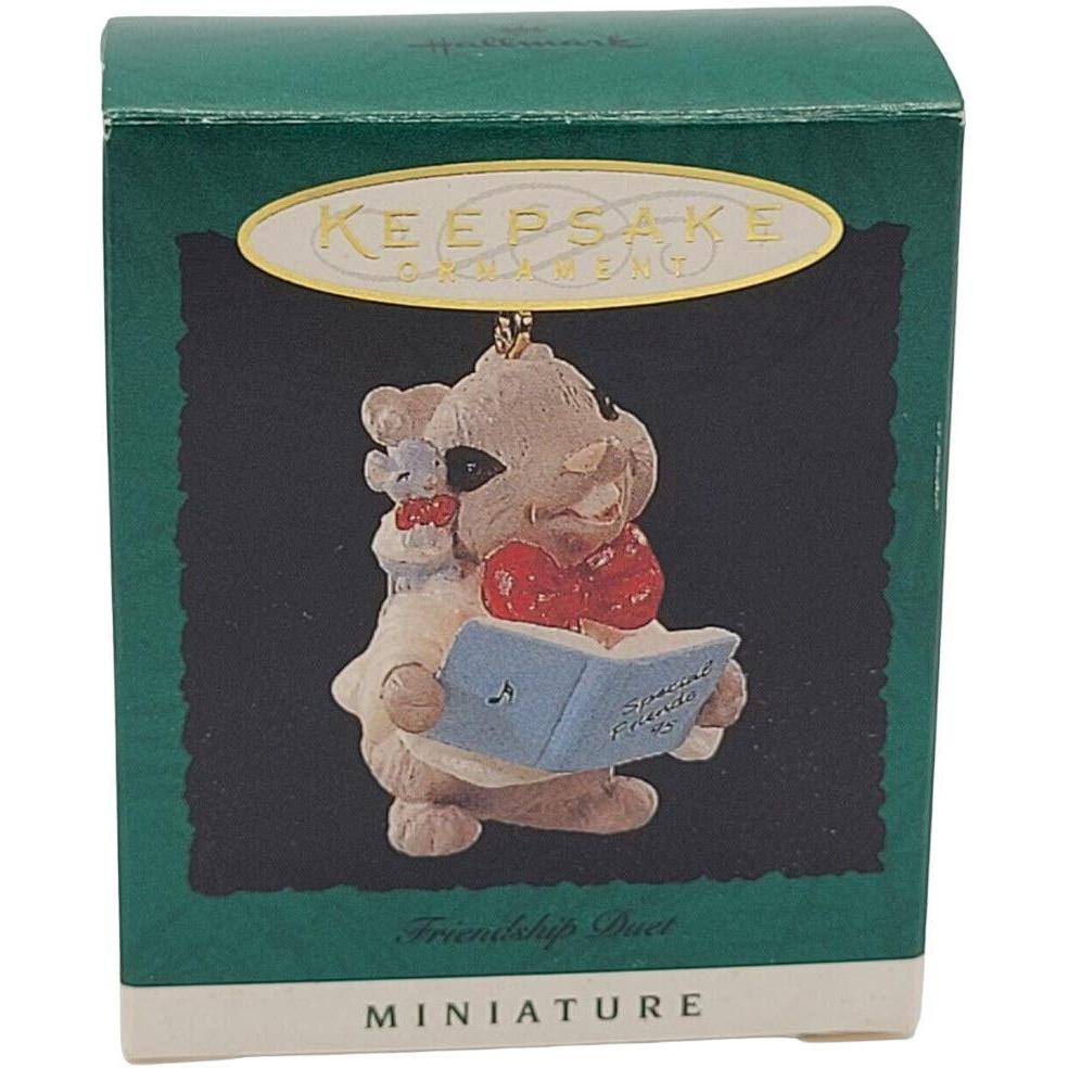 1995 Friendship Duet Hallmark Ornament (Mice) QXM4019