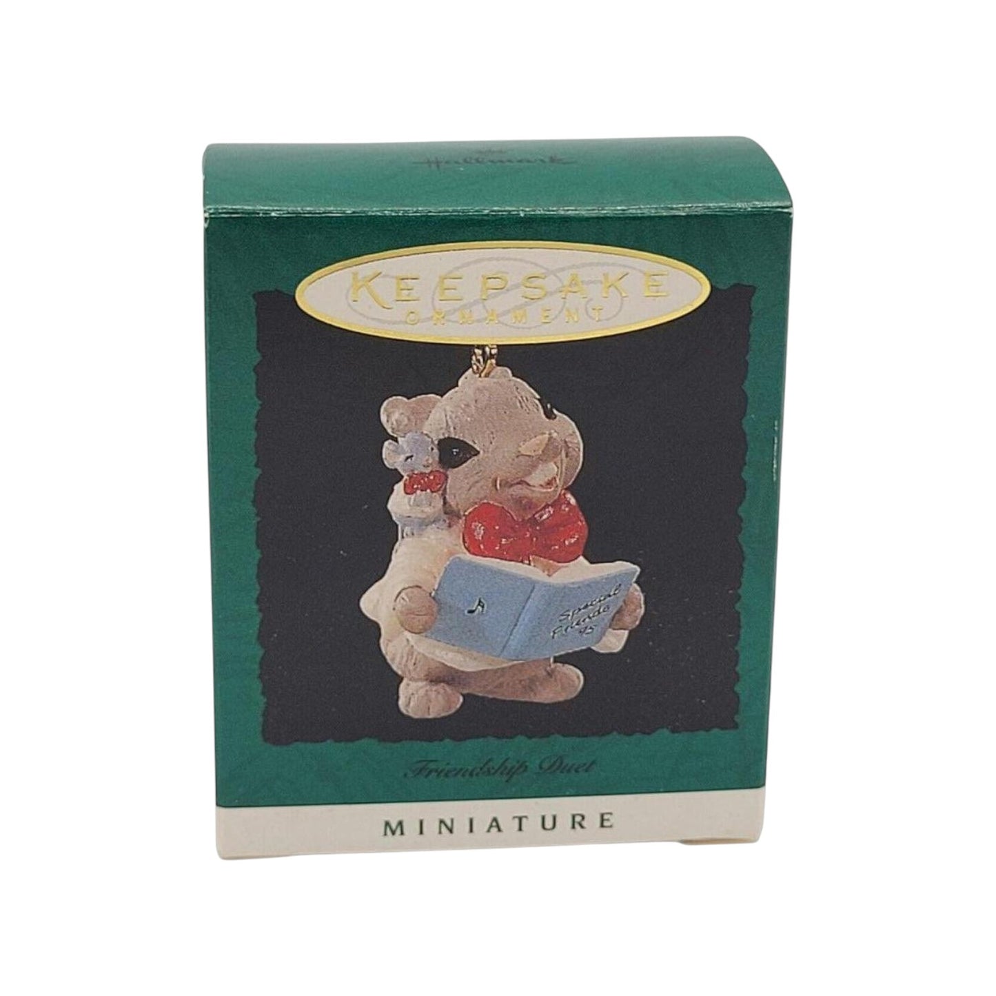 1995 Friendship Duet Hallmark Ornament (Mice) QXM4019 Image2