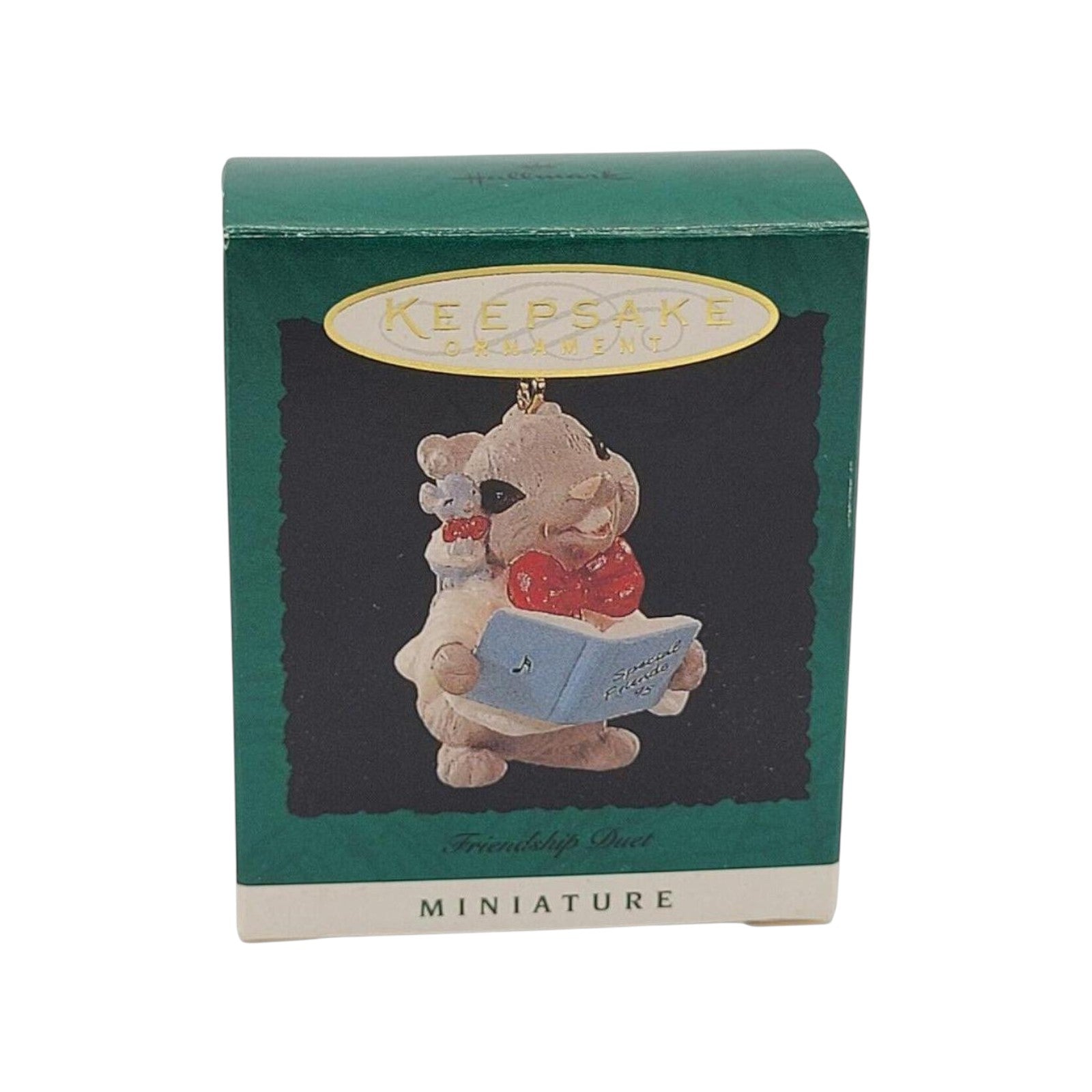 1995 Friendship Duet Hallmark Ornament (Mice) QXM4019 Image2