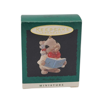 1995 Friendship Duet Hallmark Ornament (Mice) QXM4019 Image2