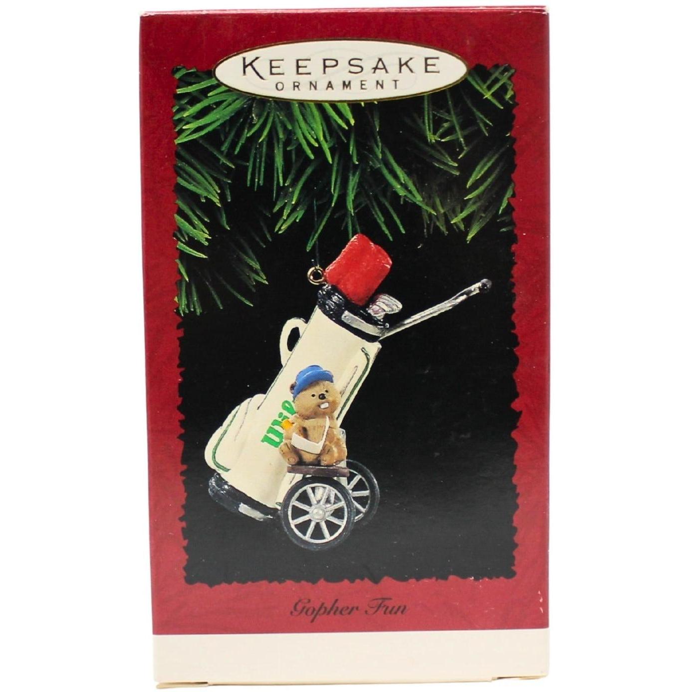 1995 Gopher Fun Hallmark Ornament (Golf) QX5887