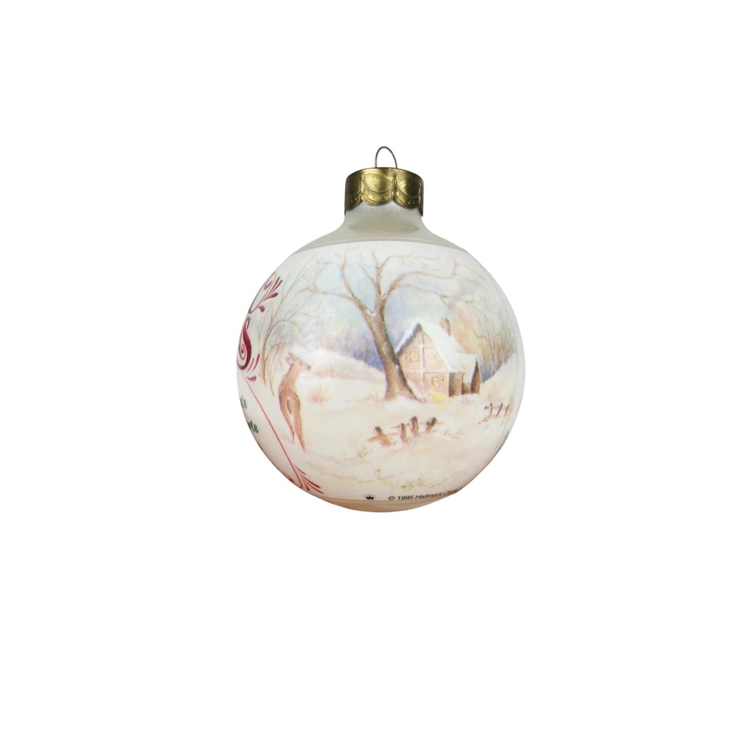 1995 GrandParents Hallmark Ornament (Ball) QX2419 Image3