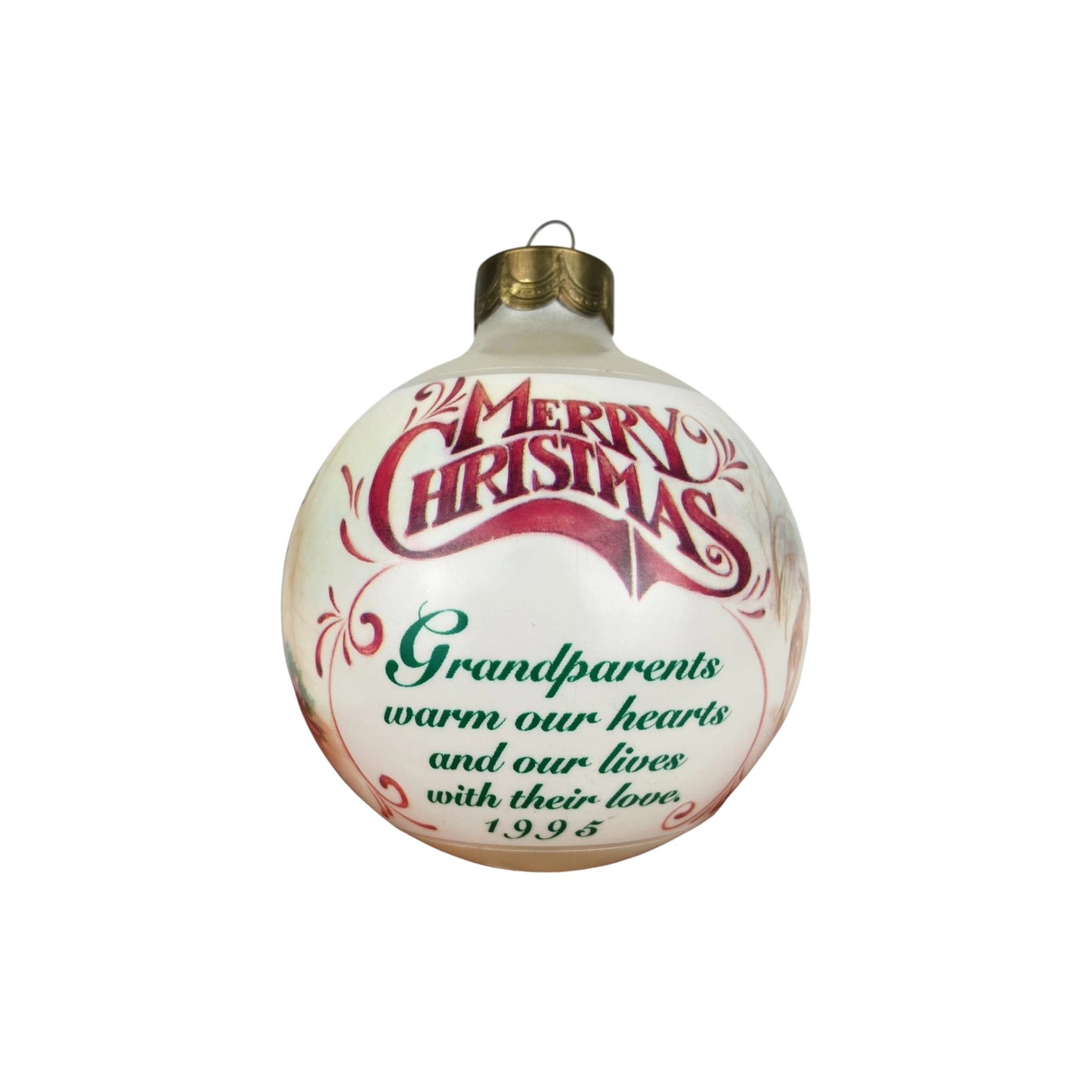 1995 GrandParents Hallmark Ornament (Ball) QX2419 Image6