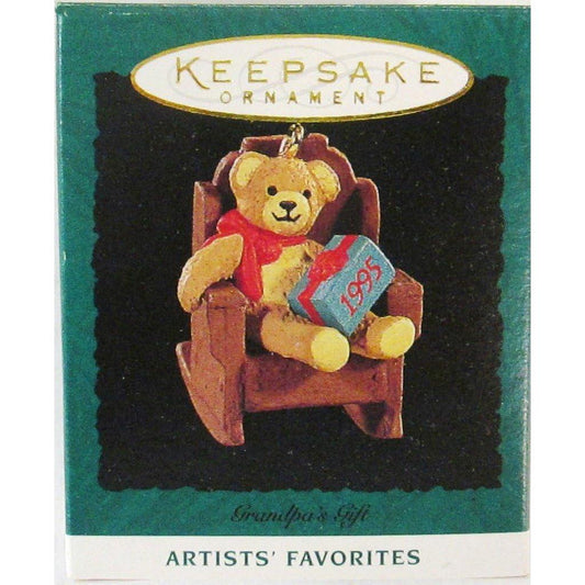 QXM4829 1995 Grandpa's Gift (March of Teddy Bears) Image1