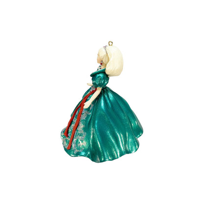 1995 Green/White Hallmark Ornament (Holiday Barbie) QXI5057 Image5