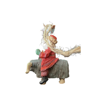 1995 Guiding Santa Hallmark Ornament (Folk Art Americana) QK1037 Image3