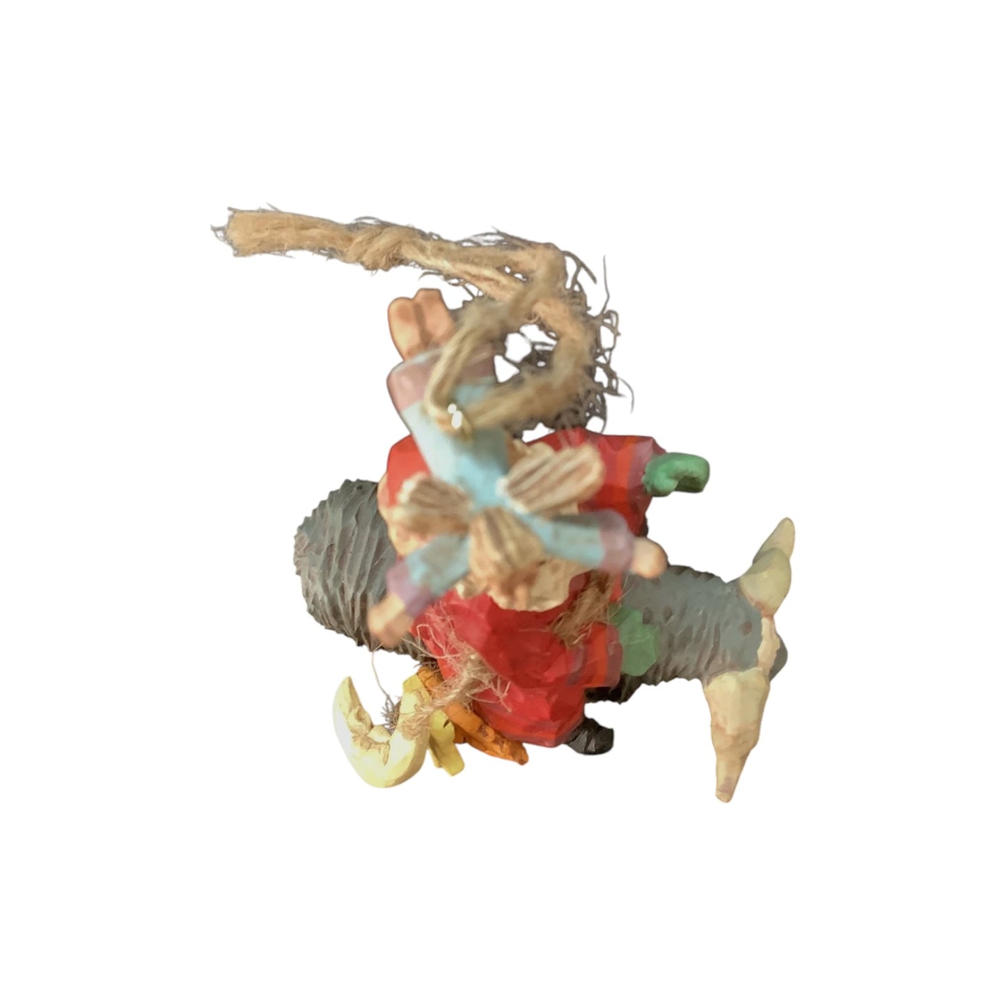 1995 Guiding Santa Hallmark Ornament (Folk Art Americana) QK1037 Image6