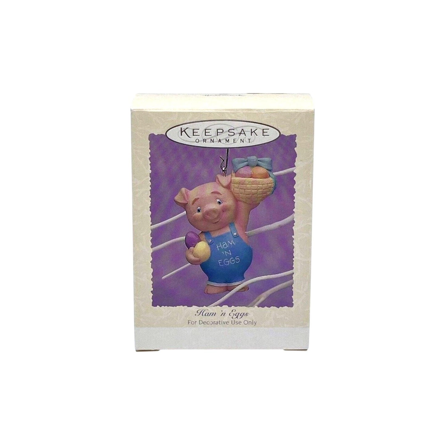 1995 Ham 'n Eggs Hallmark Ornament (Pig) QEO8277 Image2