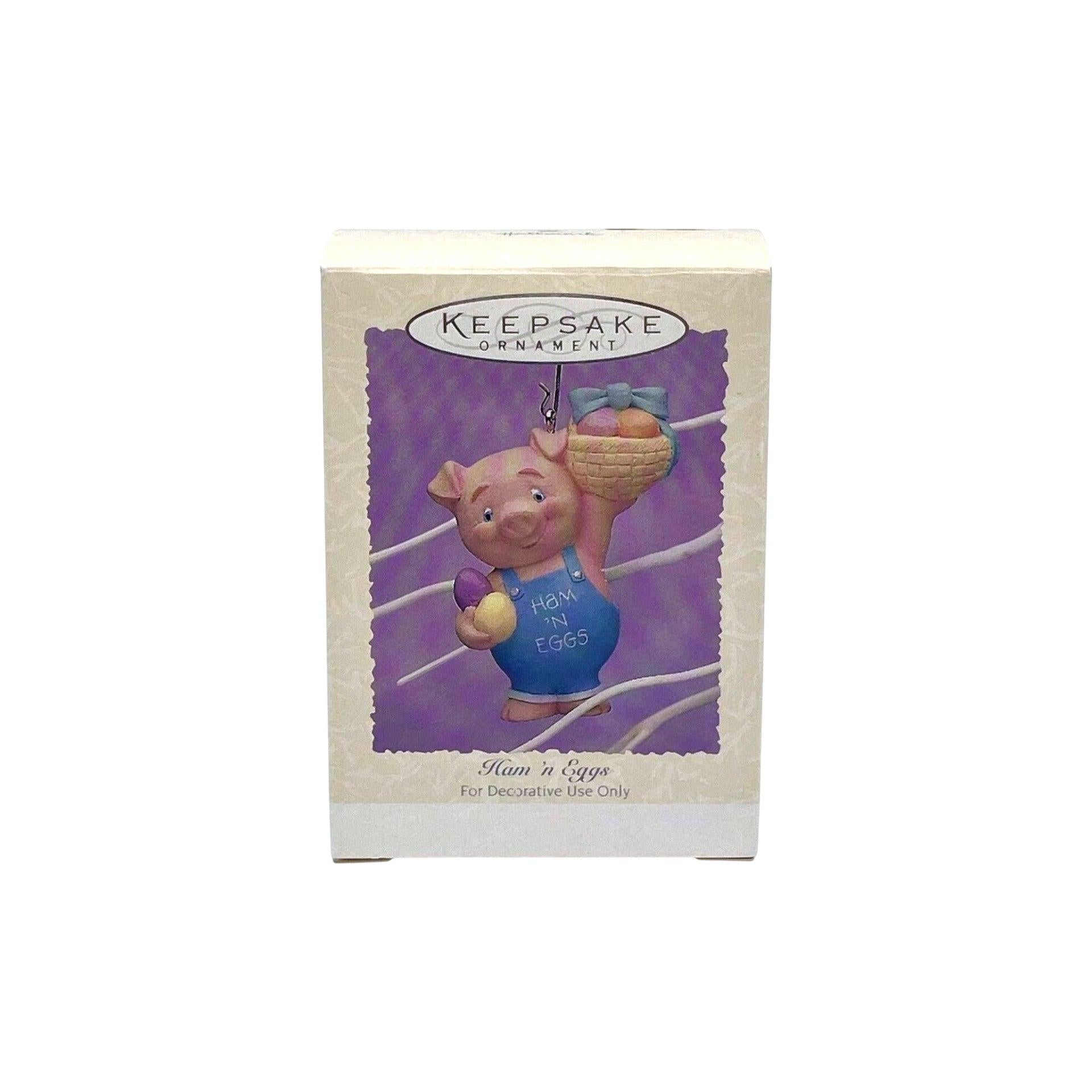 1995 Ham 'n Eggs Hallmark Ornament (Pig) QEO8277 Image2