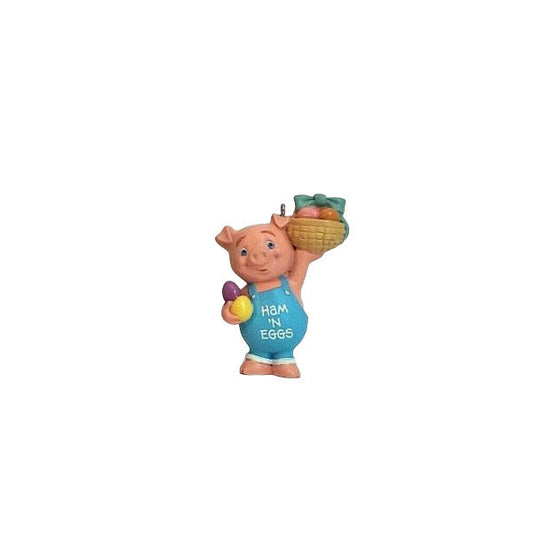 1995 Ham 'n Eggs Hallmark Ornament (Pig) QEO8277