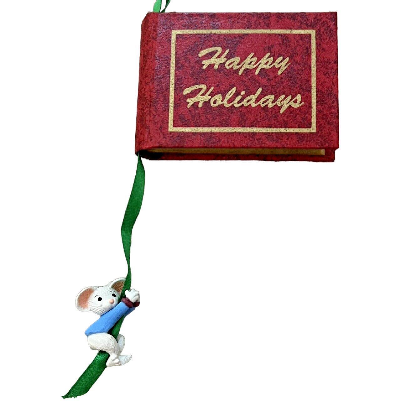 1995 Happy Holidays Hallmark Ornament (Mouse) QX6307