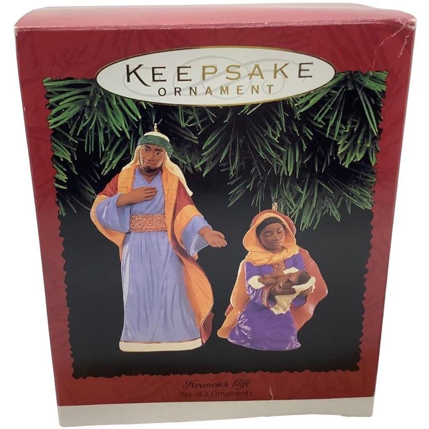 1995 Heaven's Gift Hallmark Ornament (African American Nativity) QX6057