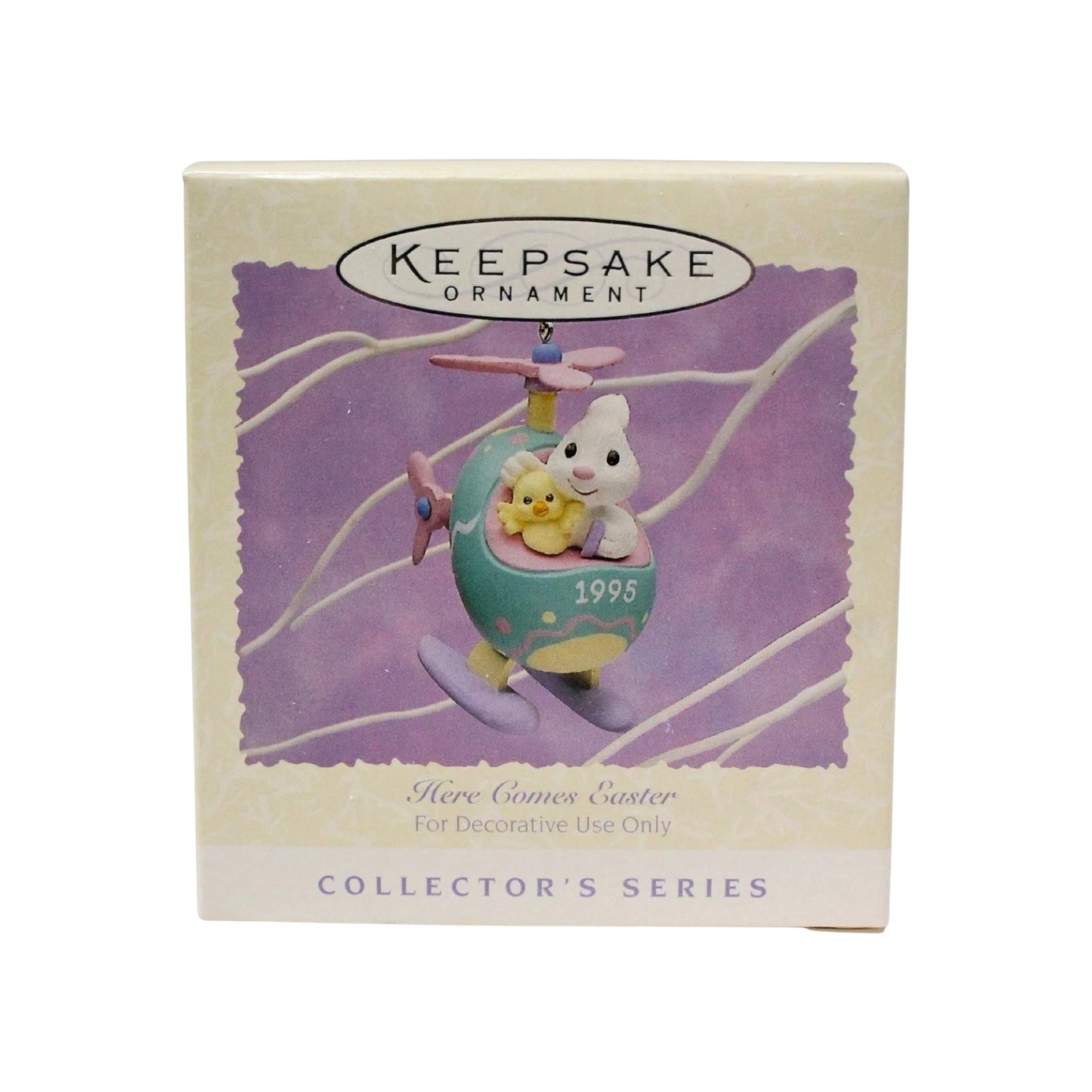 1995 Helicopter Hallmark Ornament (Here Comes Easter) QEO8217 Image2
