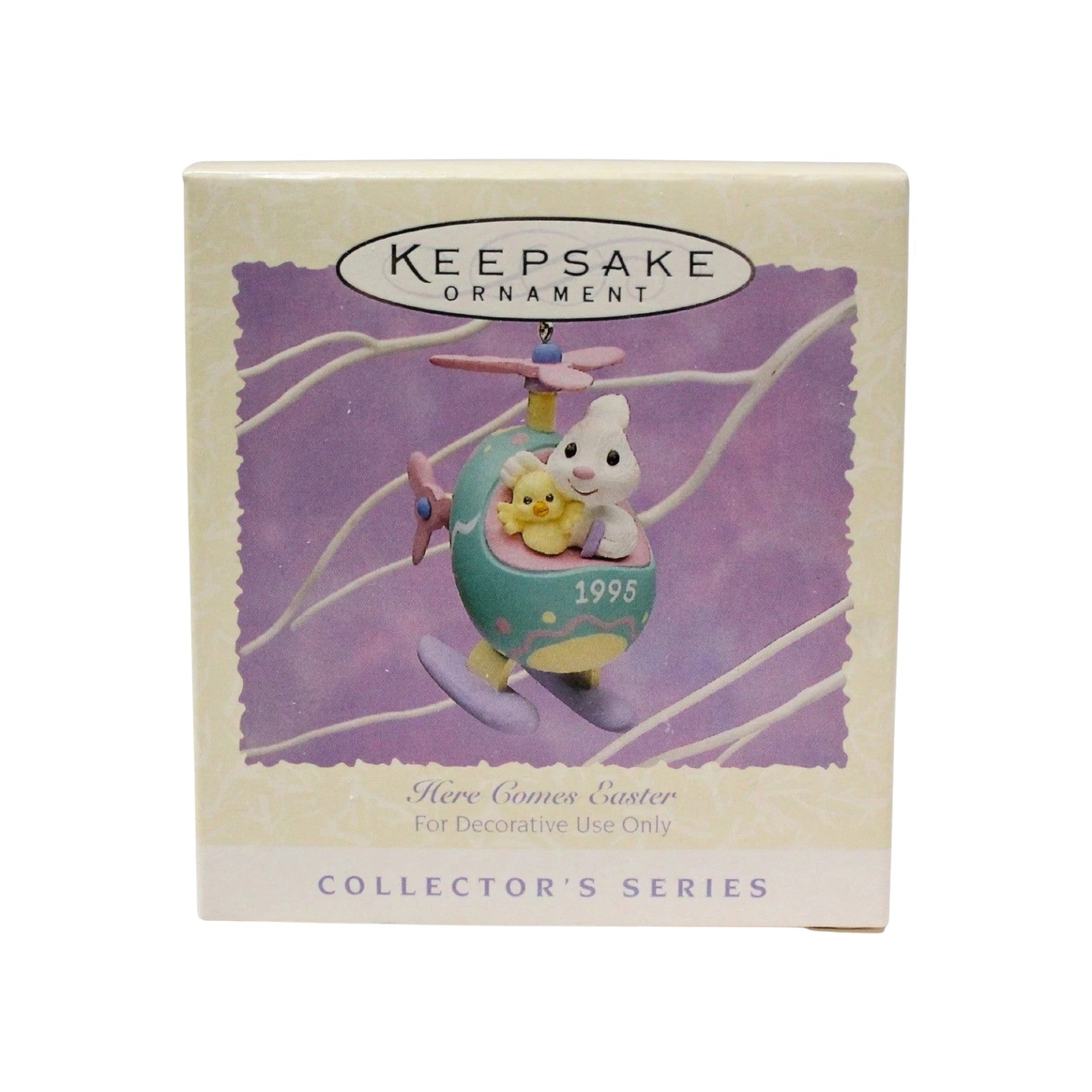 1995 Helicopter Hallmark Ornament (Here Comes Easter) QEO8217 Image2