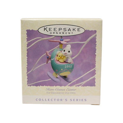 1995 Helicopter Hallmark Ornament (Here Comes Easter) QEO8217 Image2