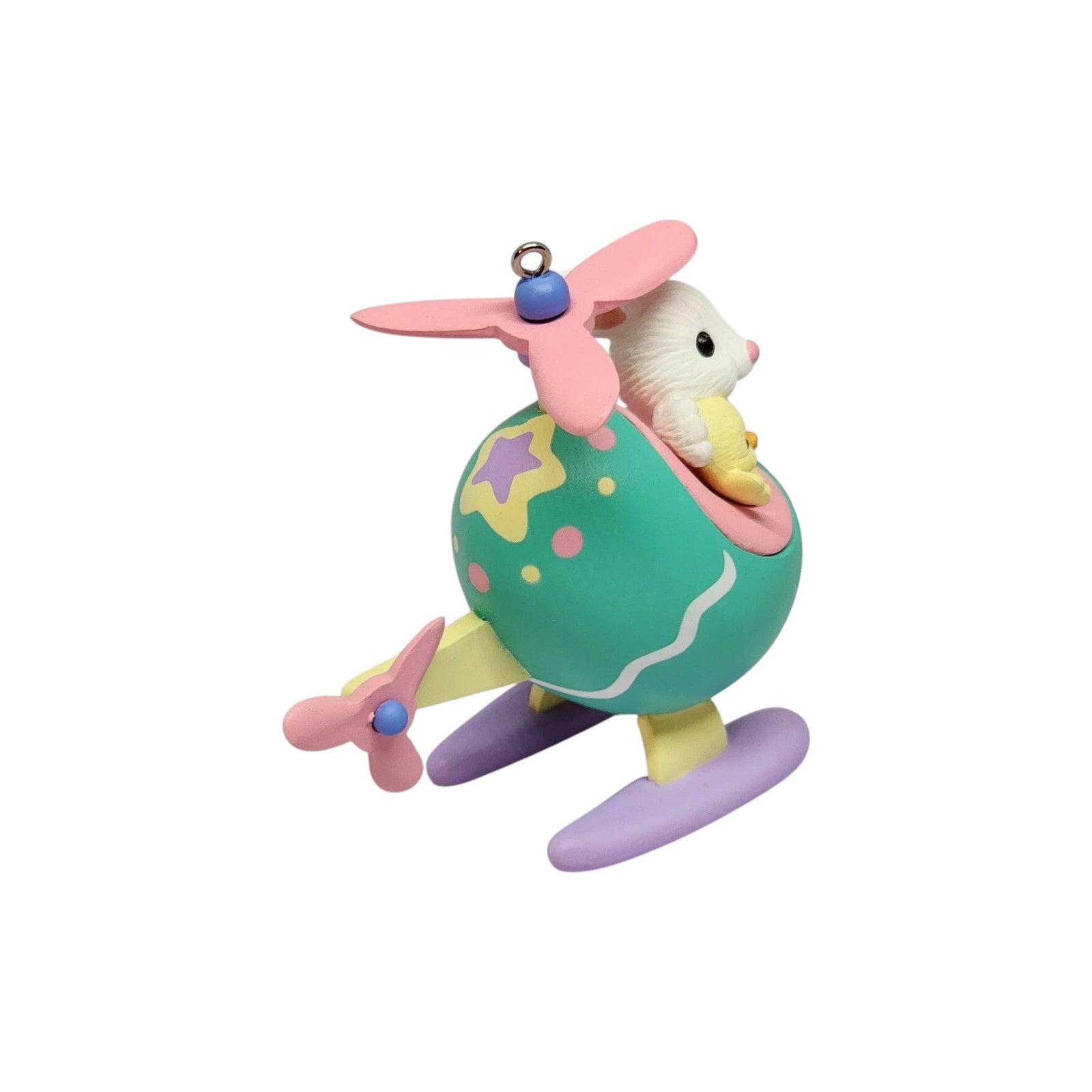 1995 Helicopter Hallmark Ornament (Here Comes Easter) QEO8217 Image3