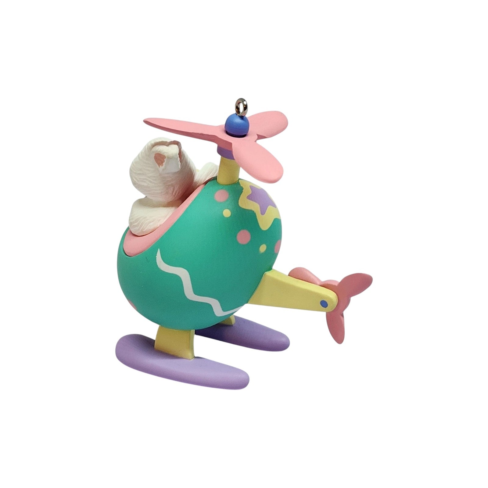 1995 Helicopter Hallmark Ornament (Here Comes Easter) QEO8217 Image4
