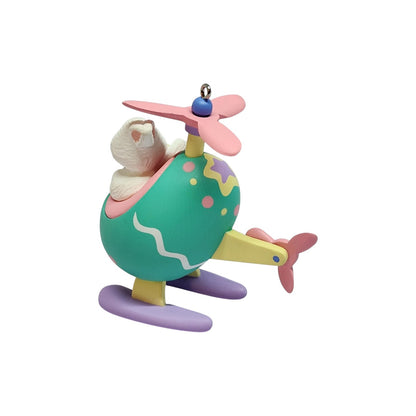 1995 Helicopter Hallmark Ornament (Here Comes Easter) QEO8217 Image4