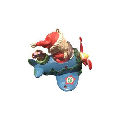 1995 High-Flyin' Santa Carlton Cards Ornaments (Santa Claus) ORN-077M Image4