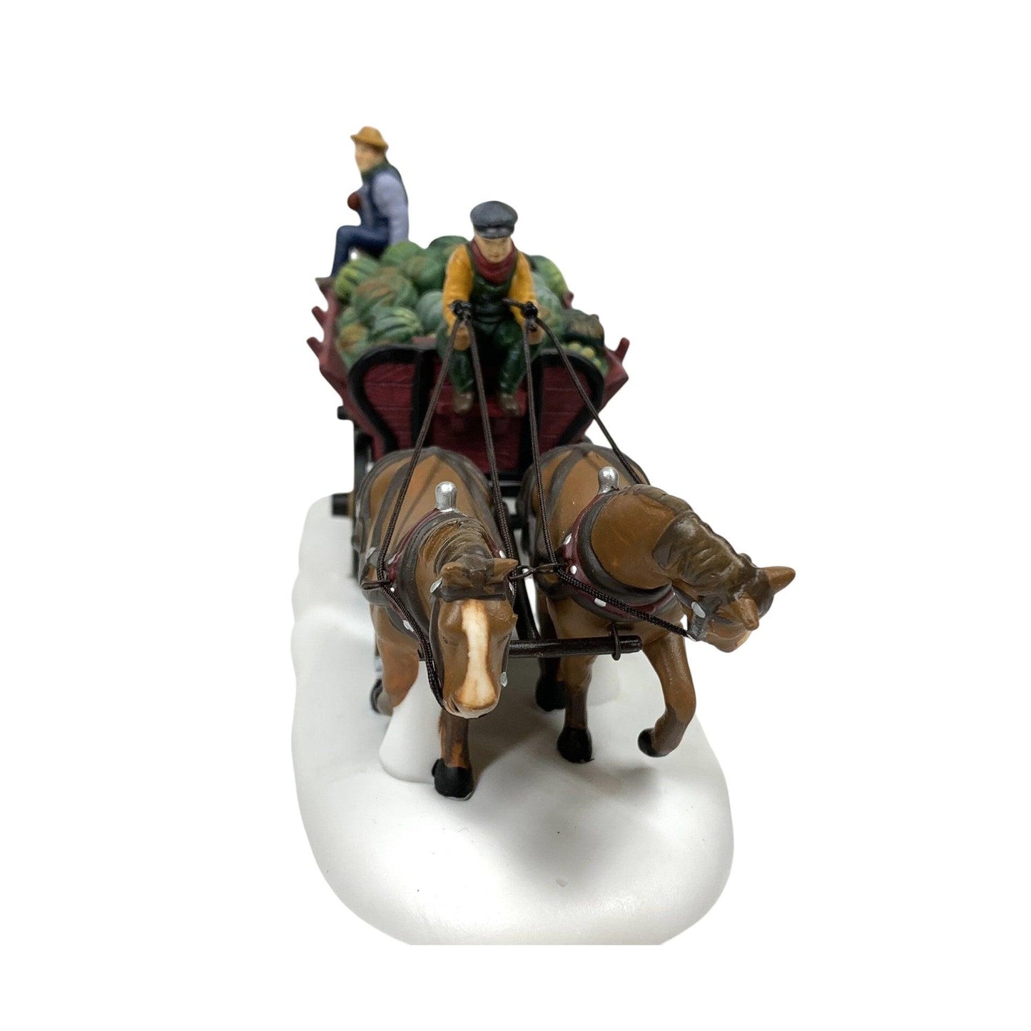 1995 Horse-Drawn Squash Cart Heritage Village Collection Department 56 753-6 Image3