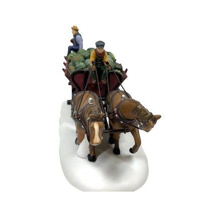 1995 Horse-Drawn Squash Cart Heritage Village Collection Department 56 753-6 Image3