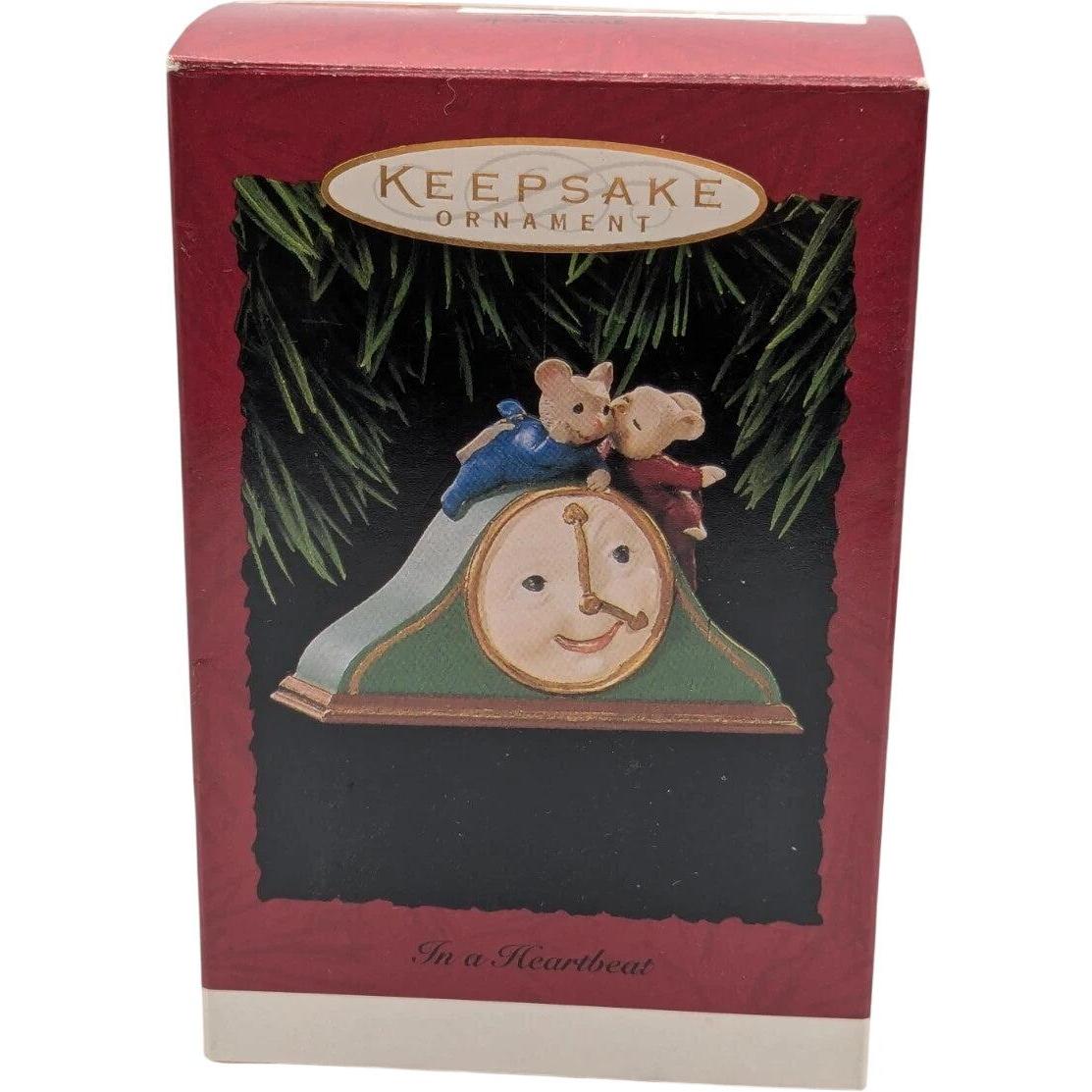 1995 In a Heartbeat Hallmark Ornament (Clock) QX5817