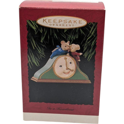 1995 In a Heartbeat Hallmark Ornament (Clock) QX5817