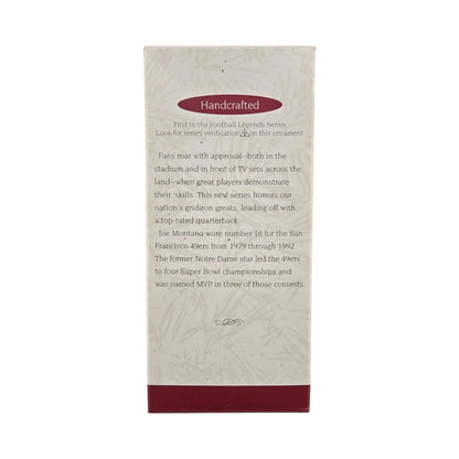 1995 Joe Montana, San Francisco 49ers Hallmark Ornament QXI5759 Image5
