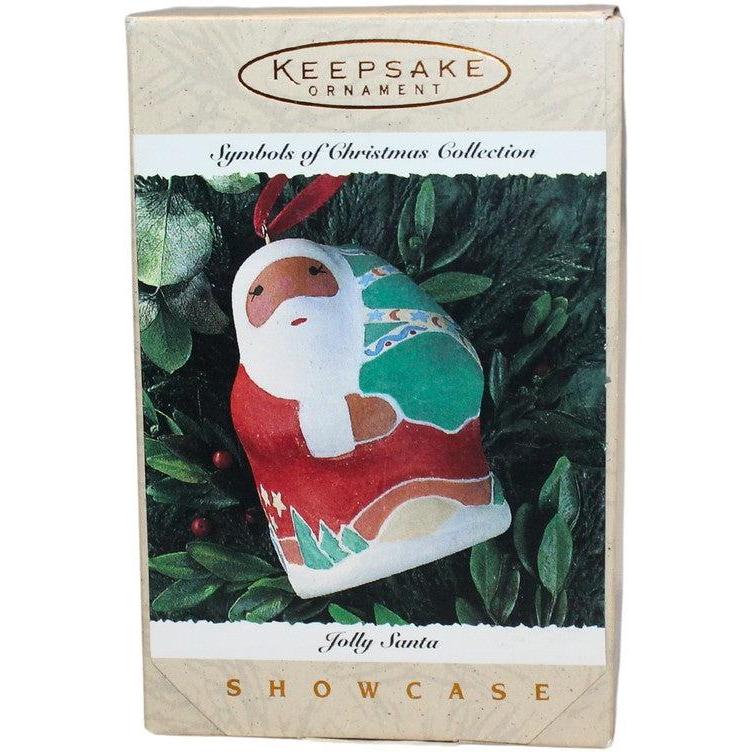 1995 Jolly Santa - Symbols of Christmas Collection Hallmark Ornament (Santa Claus) QK1087