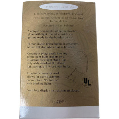 1995 Jukebox Party Hallmark Ornament (Jukebox) QLX7339