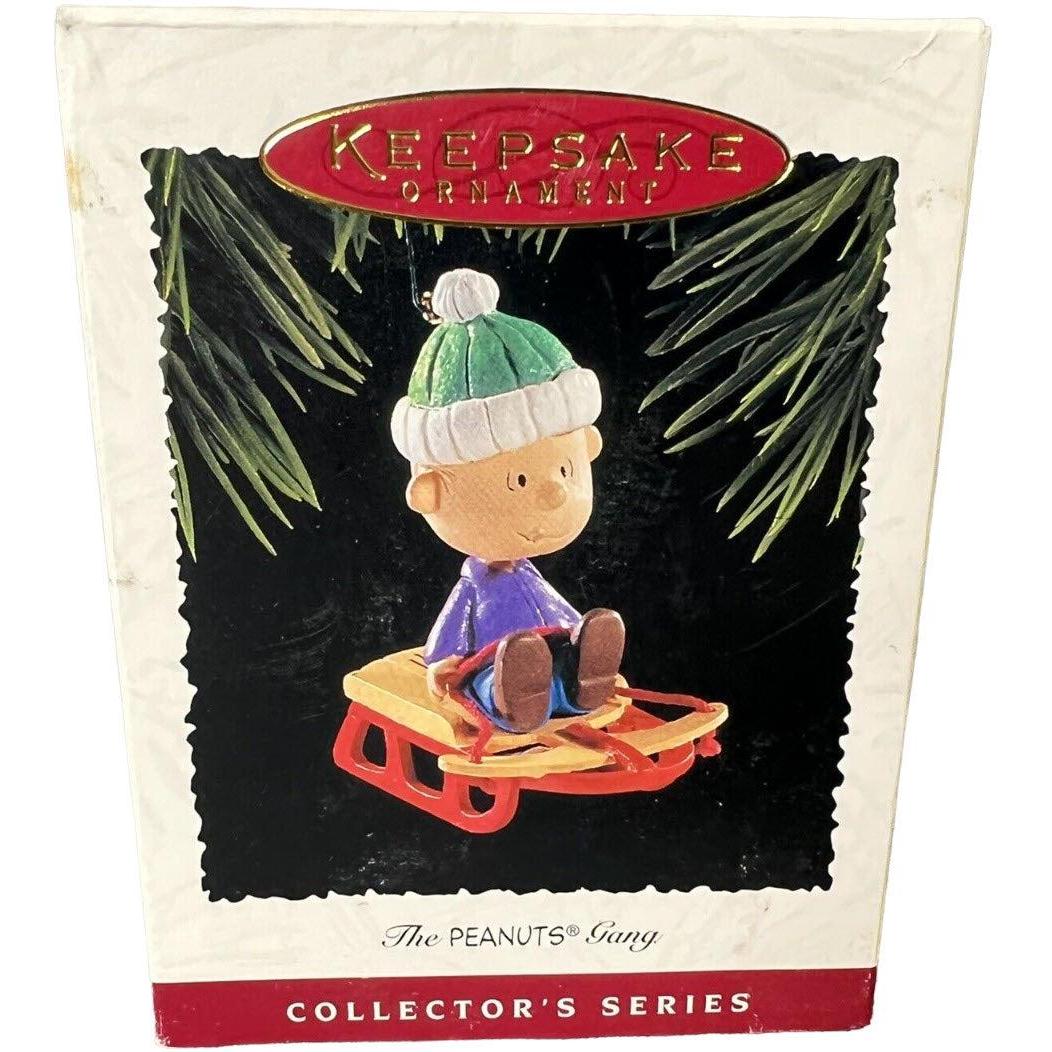 1995 Linus on Sled Hallmark Ornament (Peanuts) QX5059