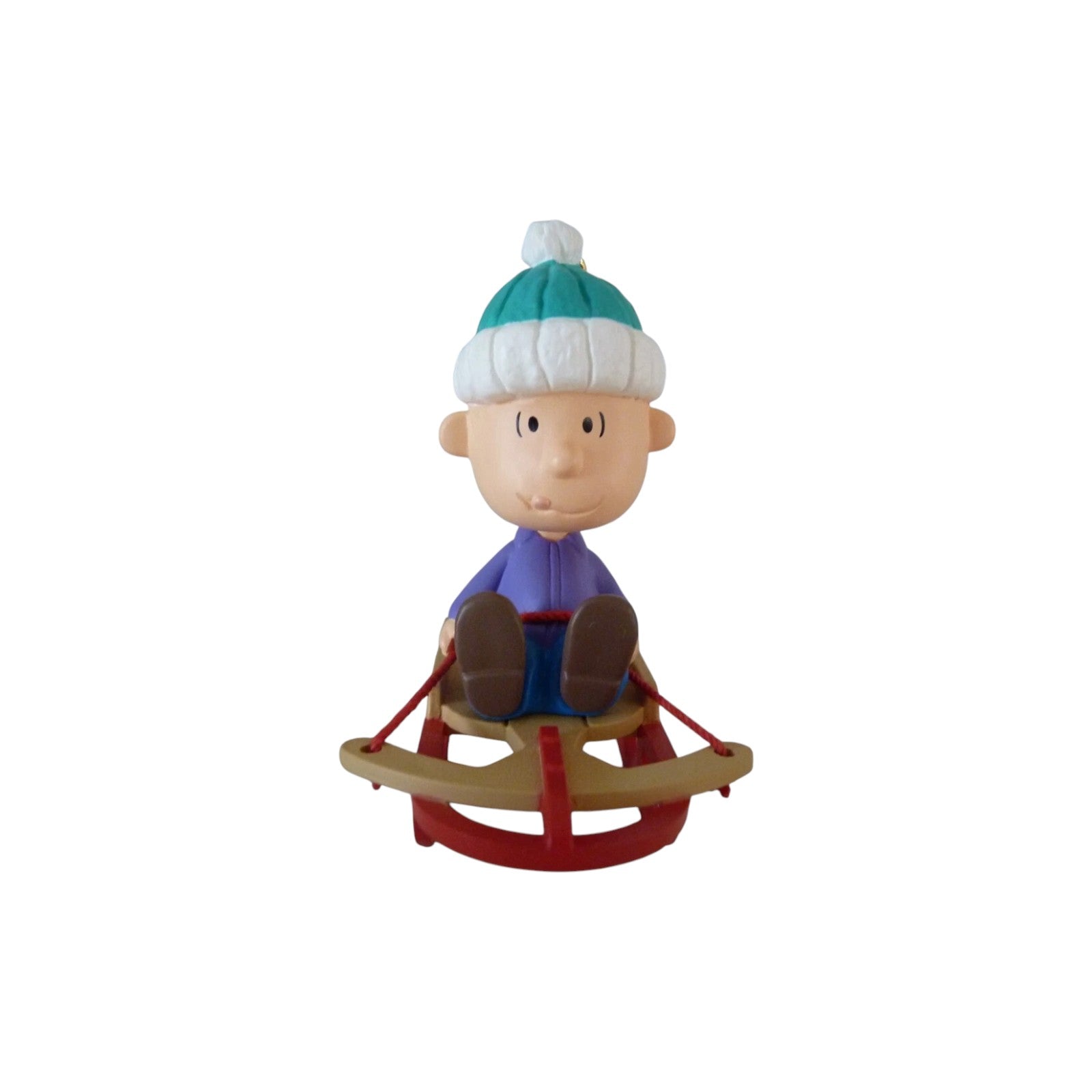 1995 Linus on Sled Hallmark Ornament (Peanuts) QX5059 Image4