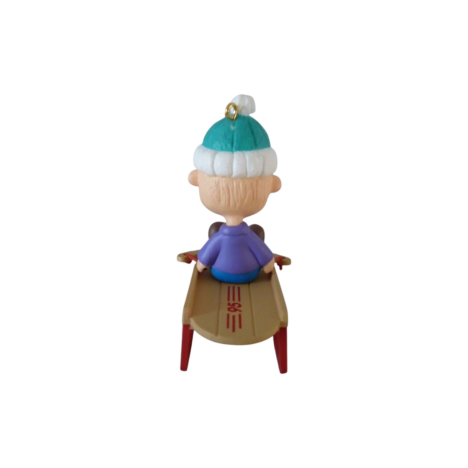 1995 Linus on Sled Hallmark Ornament (Peanuts) QX5059 Image6