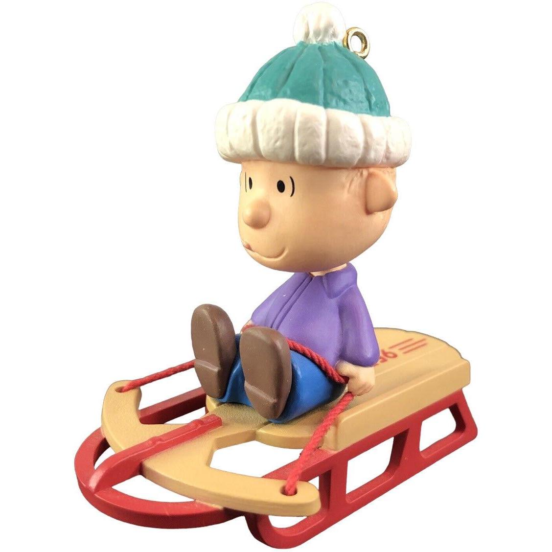 1995 Linus on Sled Hallmark Ornament (Peanuts) QX5059