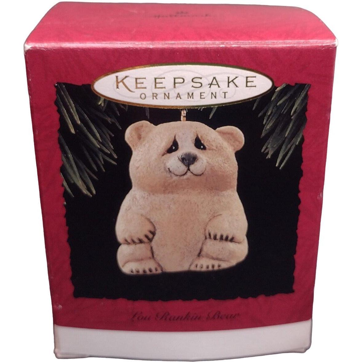 1995 Lou Rankin Bear Hallmark Ornament (Polar Bear) QX4069