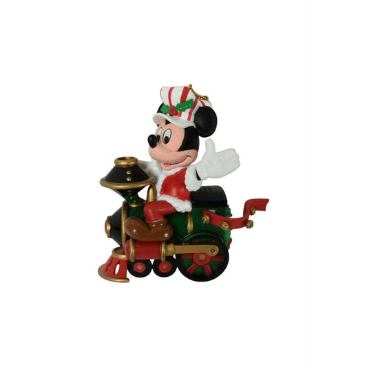 1995 Makin' Tracks With Mickey Enesco Ornament (Disney) 136662 Image1