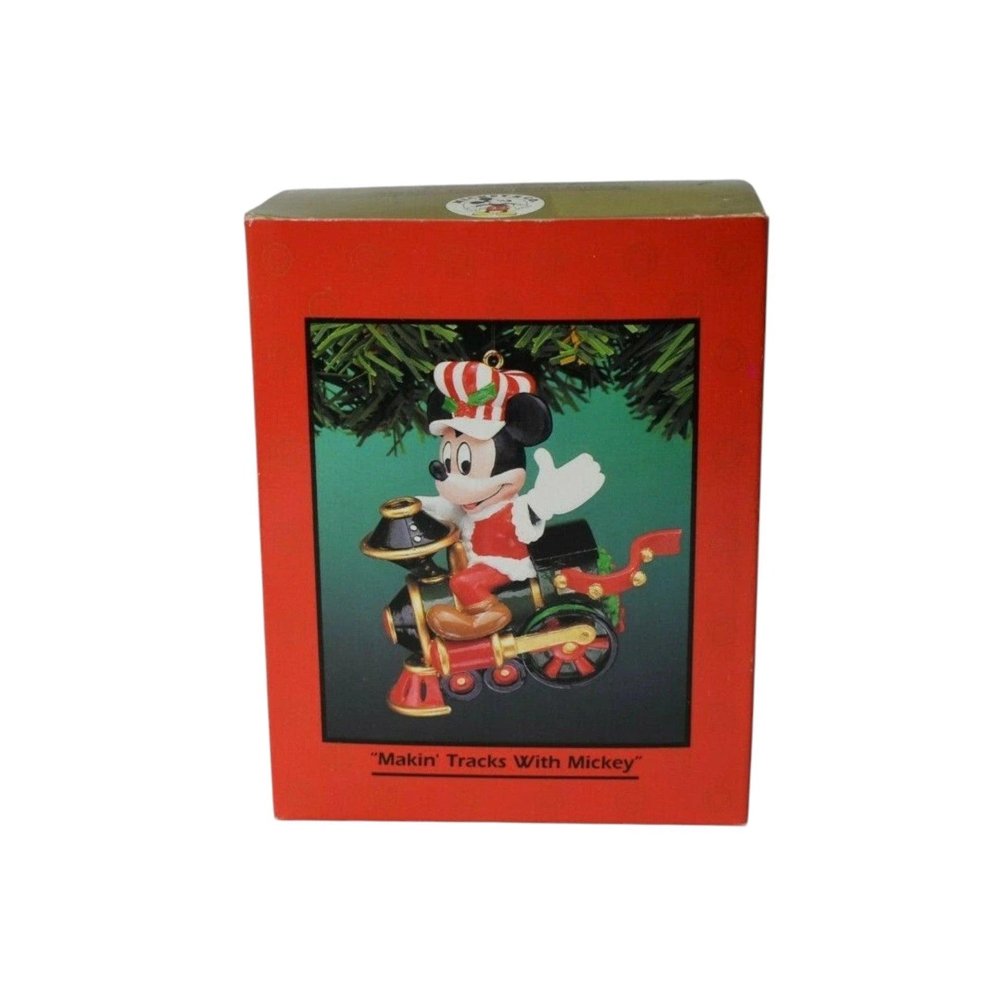 1995 Makin' Tracks With Mickey Enesco Ornament (Disney) 136662 Image2