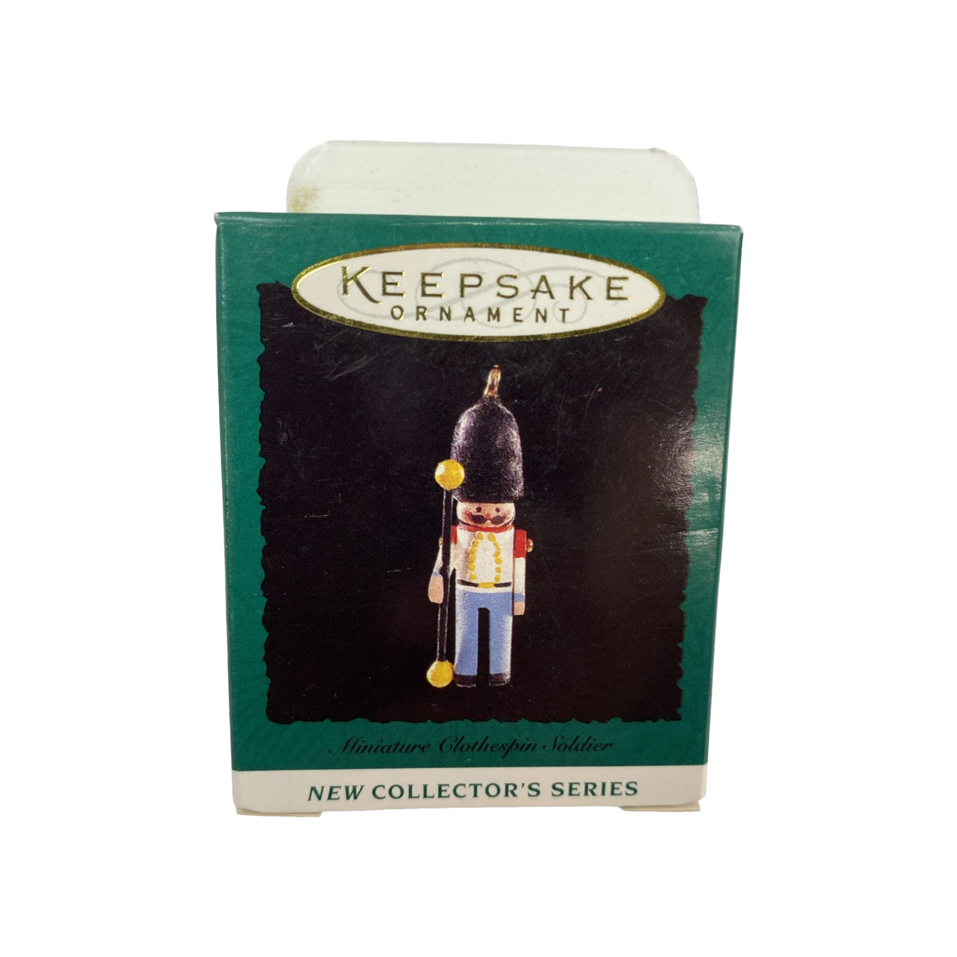 1995 Miniature Clothespin Soldier Hallmark Ornament (Miniature Clothespin Soldier) QXM4097 Image2