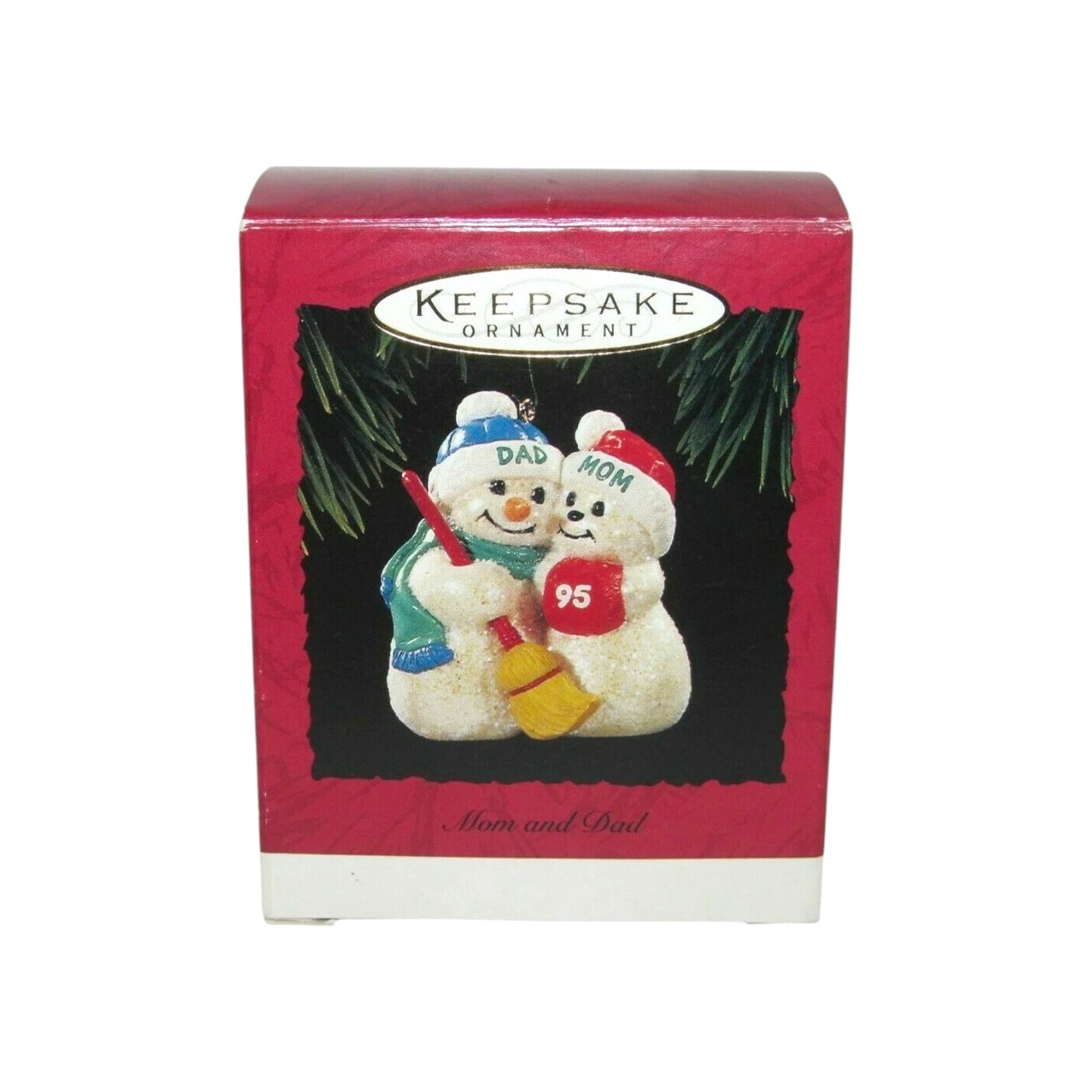 1995 Mom and Dad Hallmark Ornament (Family) QX5657 Image2
