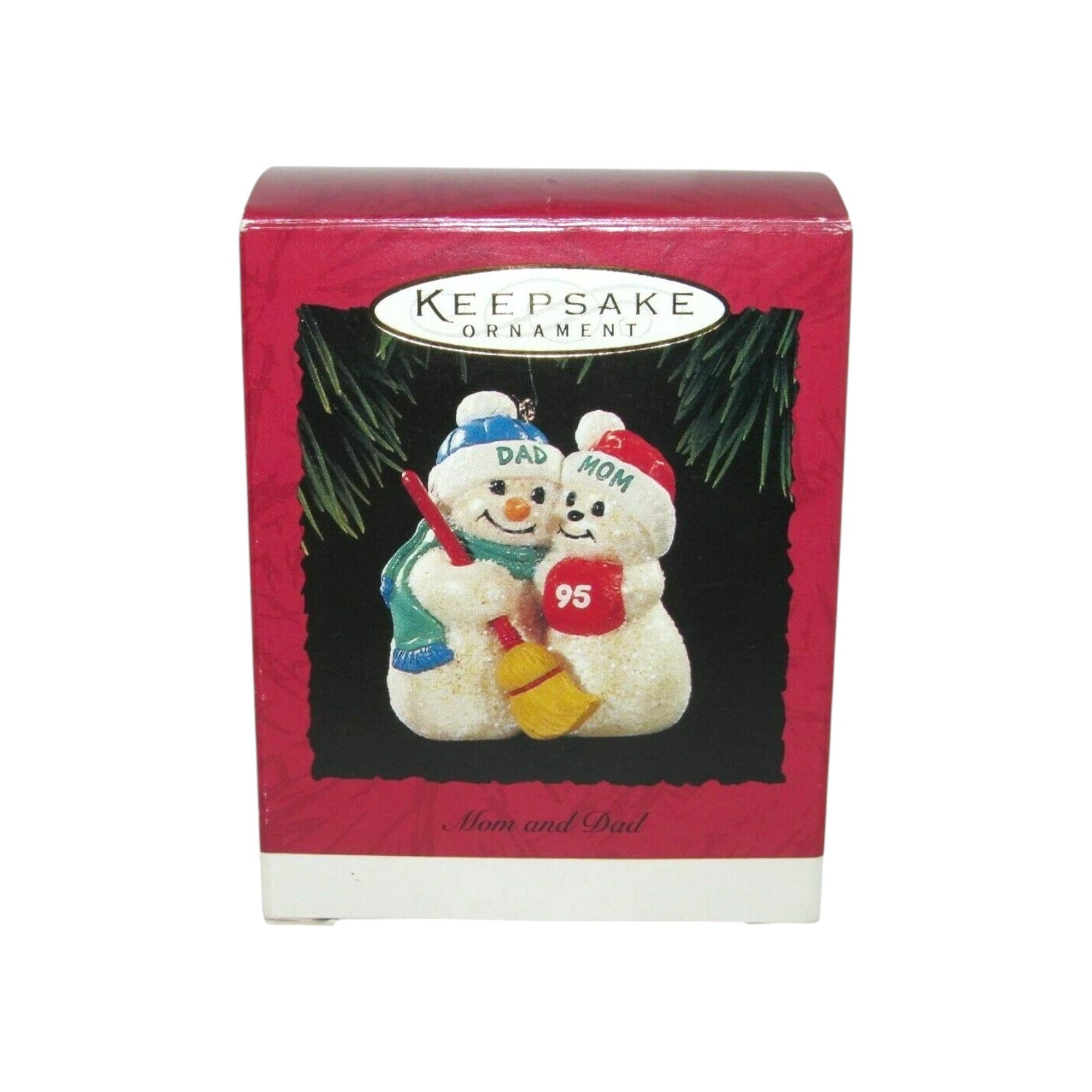 1995 Mom and Dad Hallmark Ornament (Family) QX5657 Image2