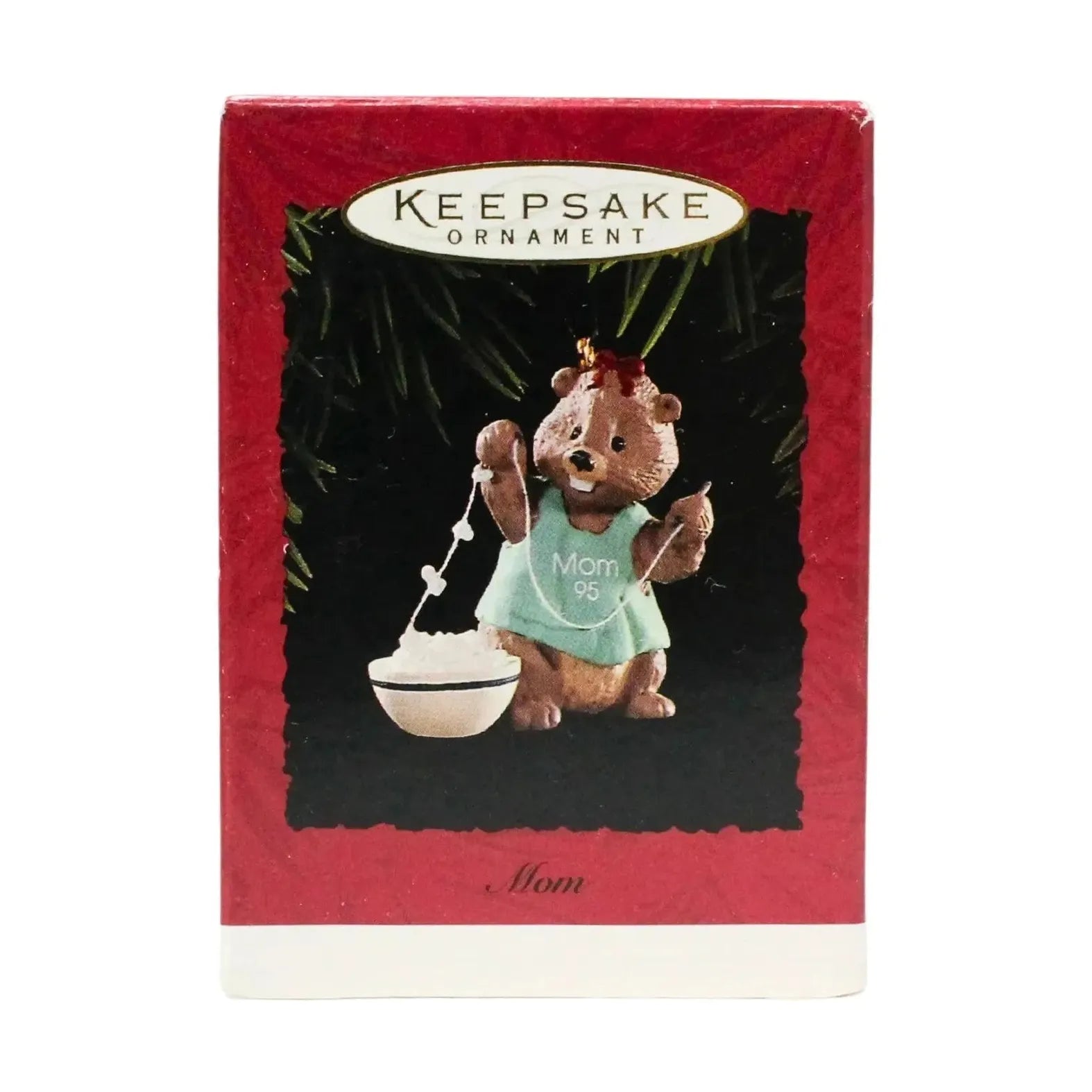 1995 Mom Hallmark Ornament (Teddy Bear) QX5647 Image2