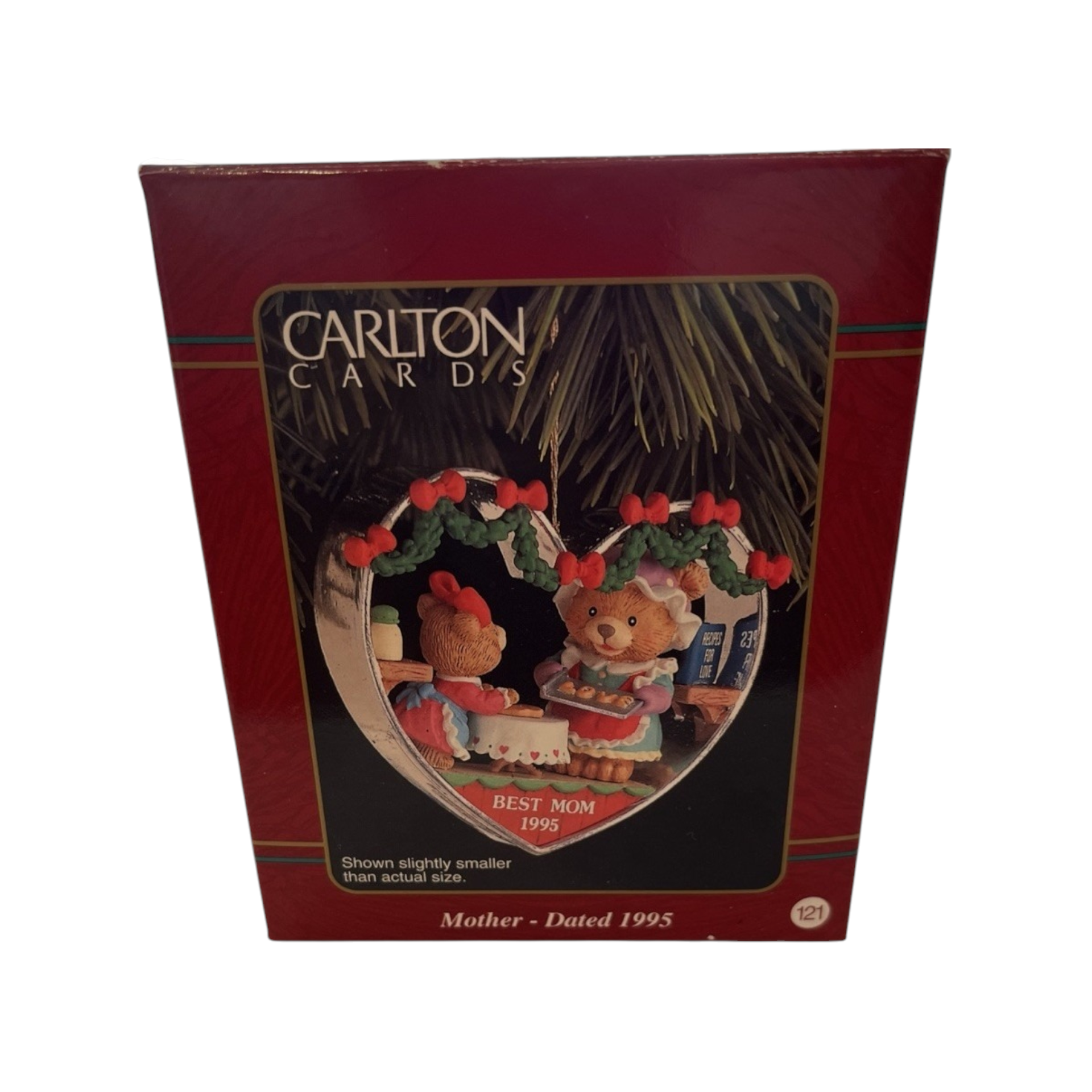 1995 Mother -Teddy Bear Family Carlton Cards Ornaments (Heart) ORN-034M Image2